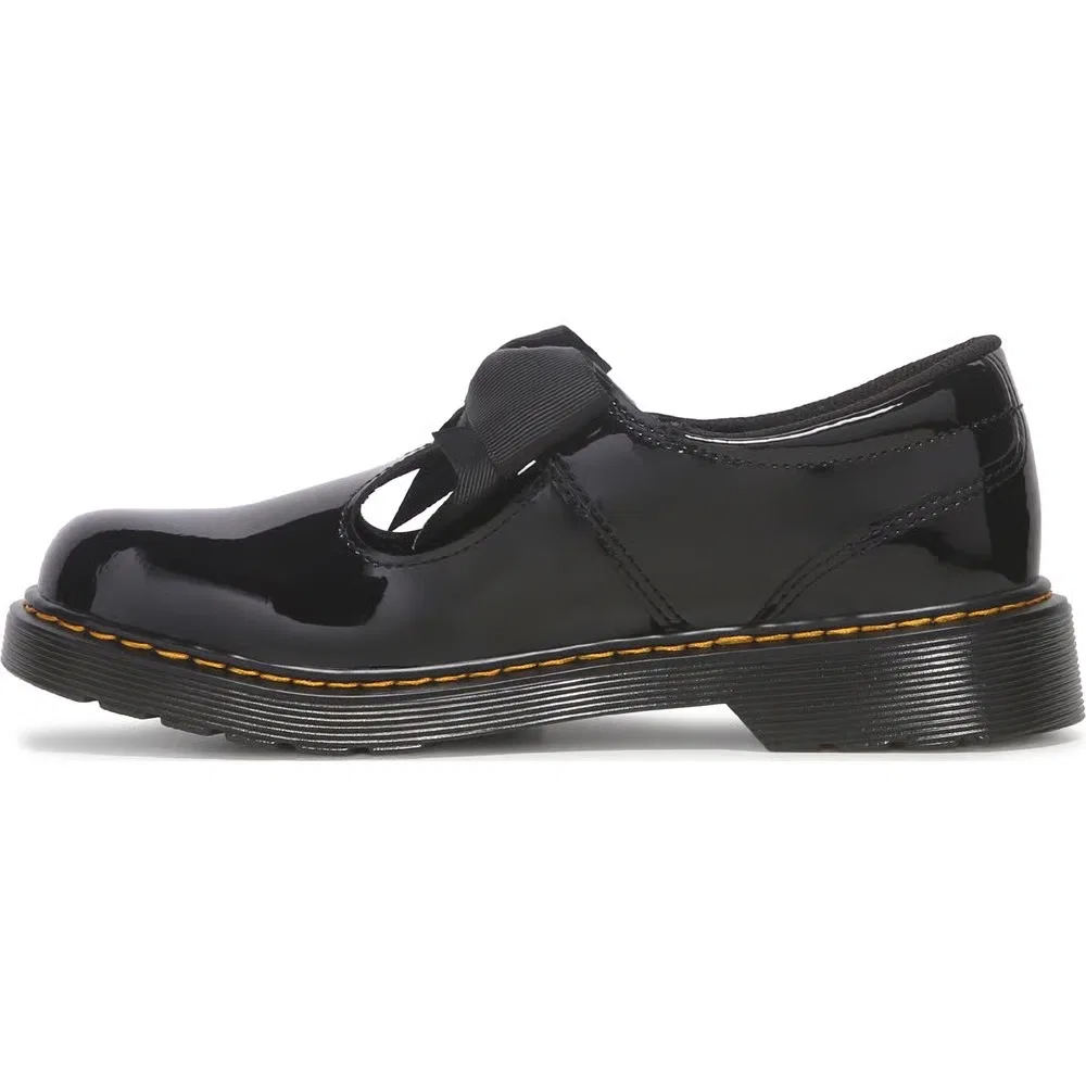 картинка Ботинки детские Dr. Martens Mary Jane, Black Patent от магазина Одежда+