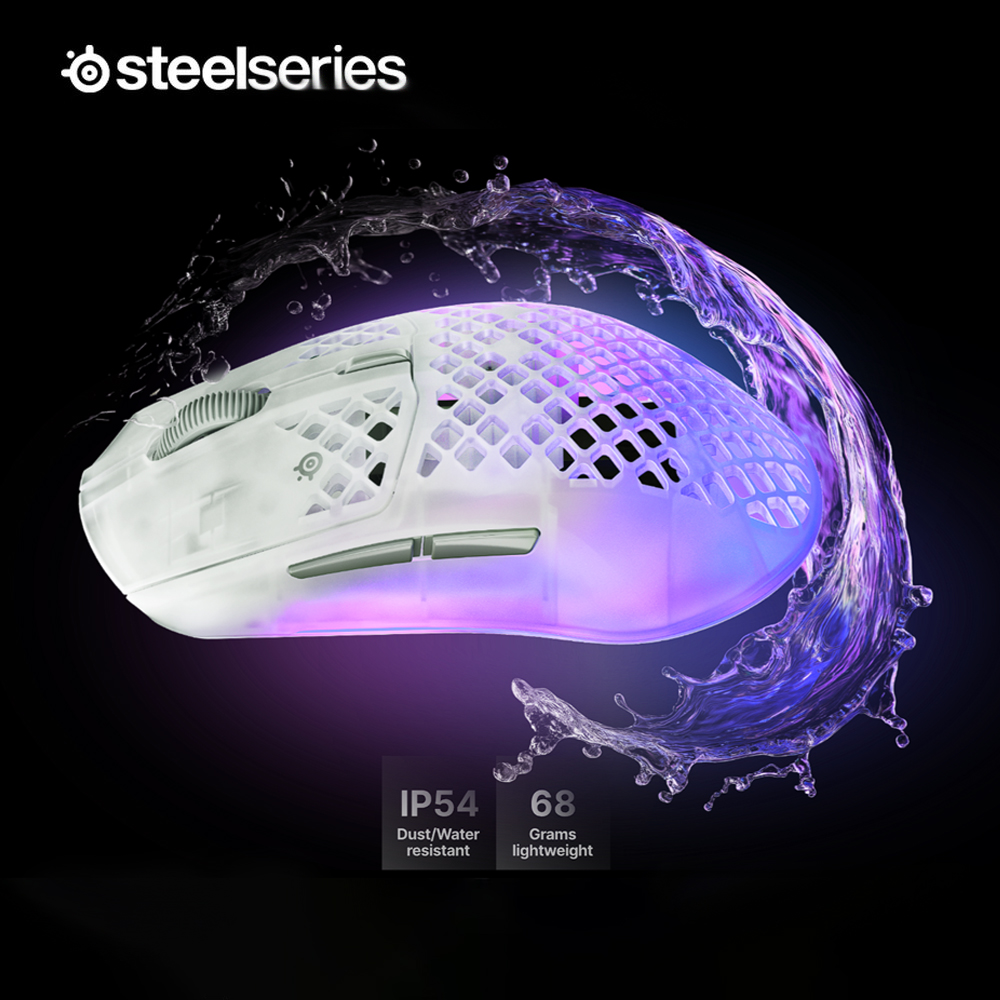 картинка Игровая мышь SteelSeries Aerox 3 Wireless Gen 2, белый от магазина Одежда+