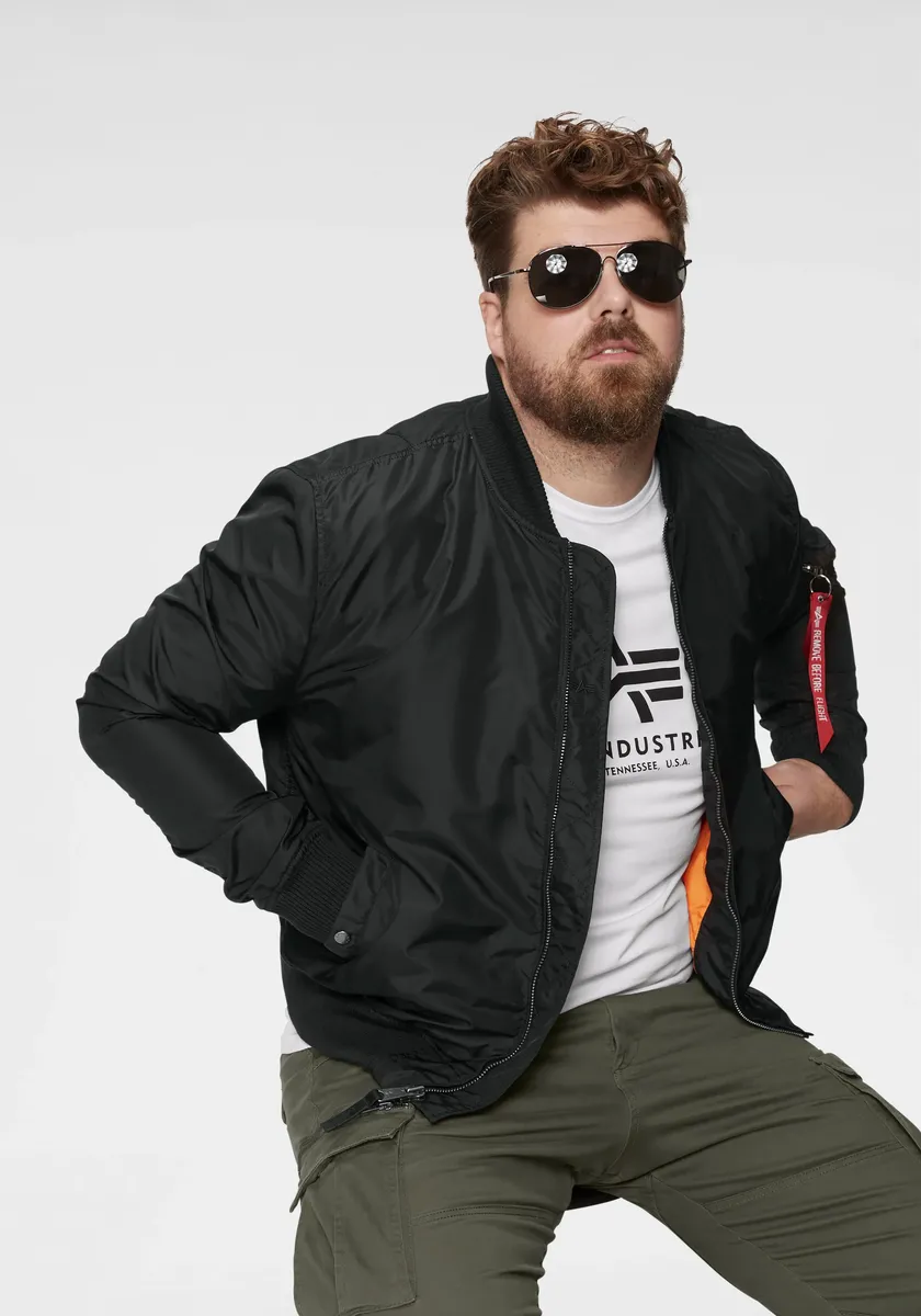 картинка Куртка-бомбер Alpha Industries "MA-1 TT", черный от магазина Одежда+