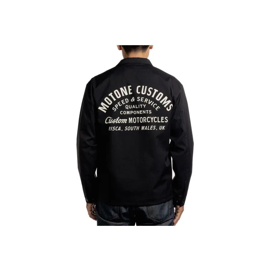 картинка Куртка Motone Coach Jacket черная M от магазина Одежда+