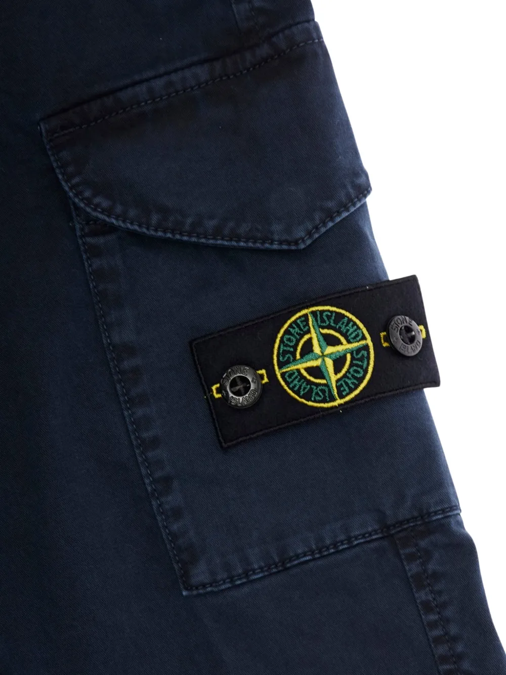 картинка Брюки с карманами-карго Stone Island Junior, синий от магазина Одежда+