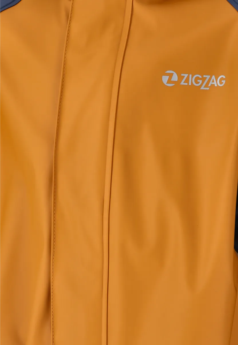 картинка Дождевик ZIGZAG "GILBO" со светоотражающими элементами, карамель от магазина Одежда+