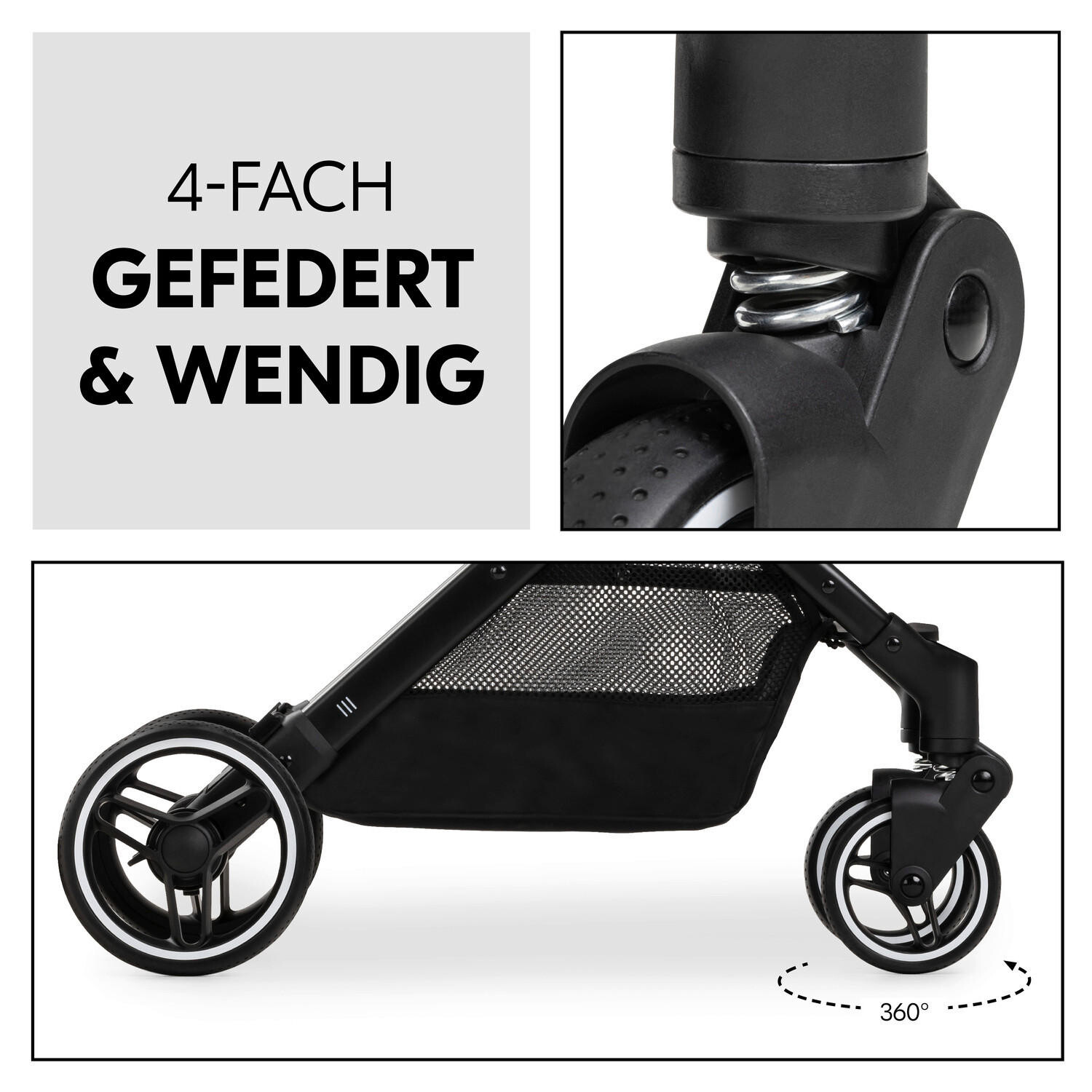 картинка Buggy travel n care plus Hauck, черный от магазина Одежда+