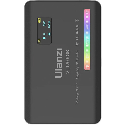 картинка Светодиодный видеосвет Ulanzi VL120 RGB (черный) от магазина Одежда+