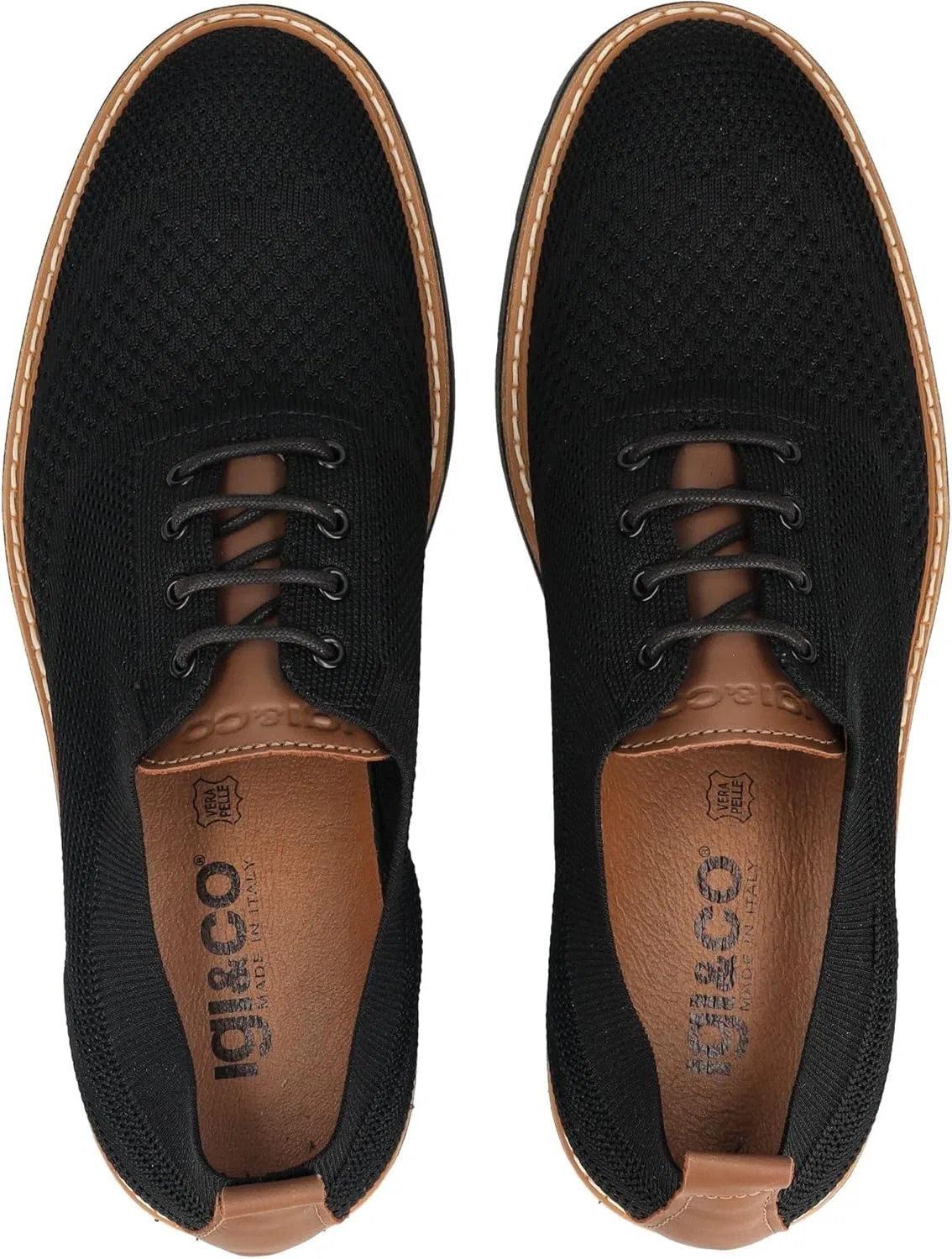 картинка Мужские низкие туфли IGI&Co 11038, Black от магазина Одежда+