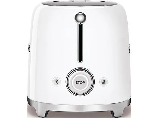 картинка Тостер Smeg TSF01WH, 50's Style, белый от магазина Одежда+