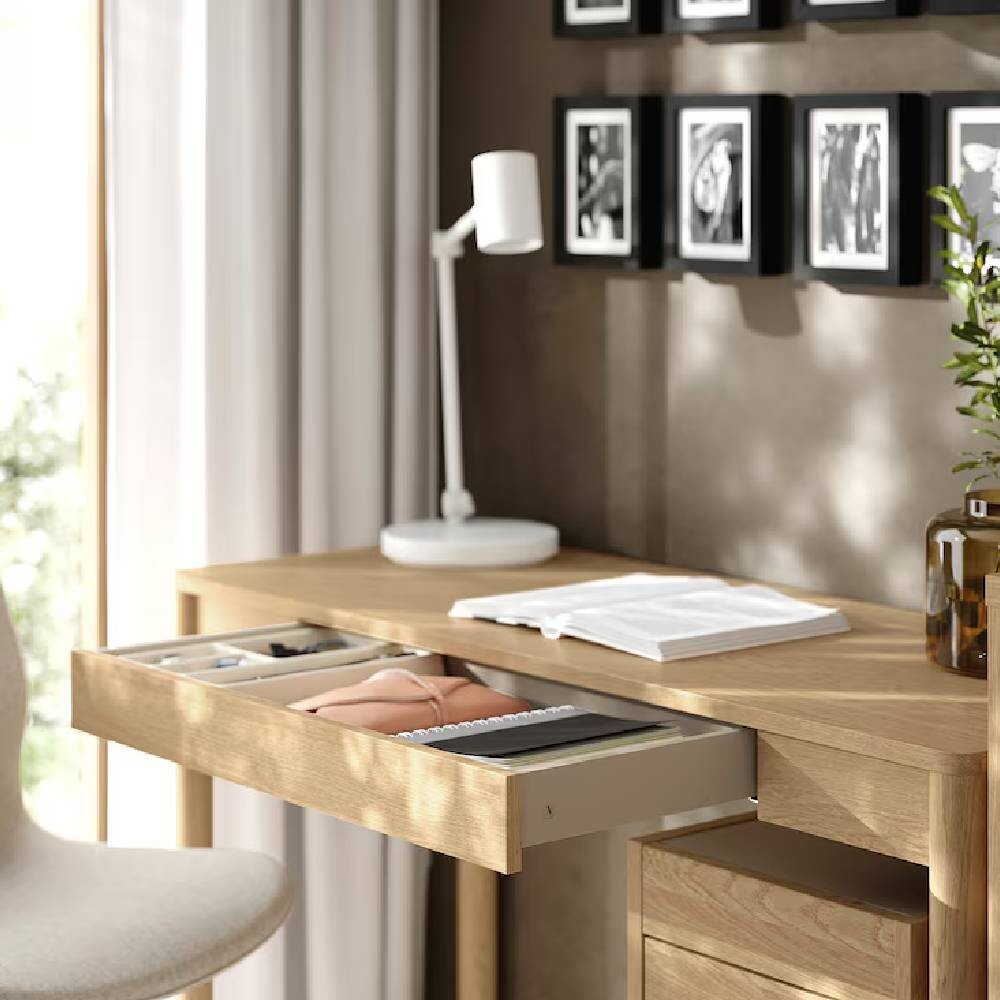 картинка Письменный стол IKEA TONSTAD, 120x47 см, дубовый шпон от магазина Одежда+
