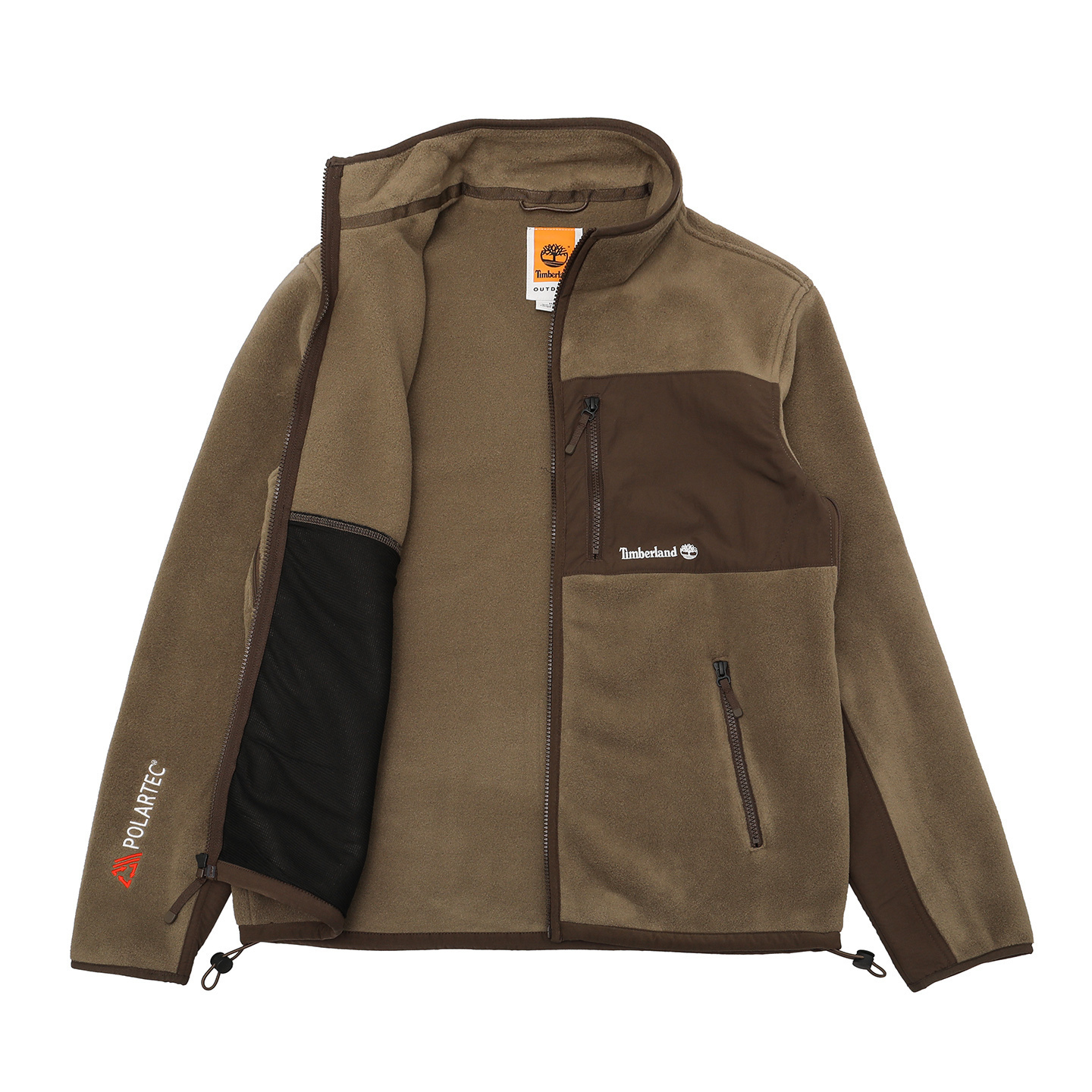 картинка Timberland Мужская флисовая куртка в стиле Майяра, коричневая от магазина Одежда+