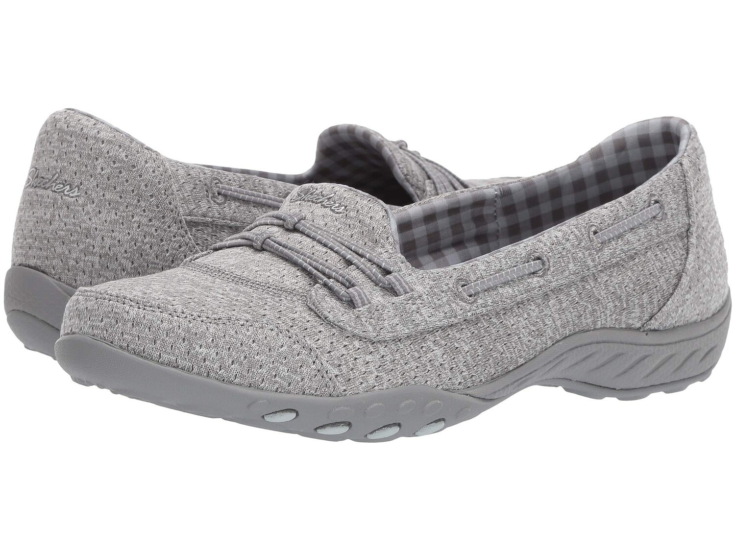 картинка Топсайдеры SKECHERS Breathe-Easy - Good Influence, серый от магазина Одежда+