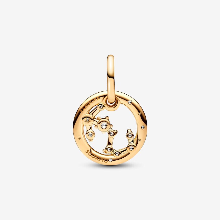 картинка Шарм Pandora Scorpio Zodiac Dangle, золото от магазина Одежда+