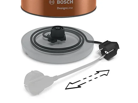 картинка Чайник Bosch TWK 4 P 439, медный / серый от магазина Одежда+