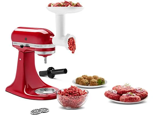 картинка Насадка-мясорубка KitchenAid 5KSMFGA, белый от магазина Одежда+
