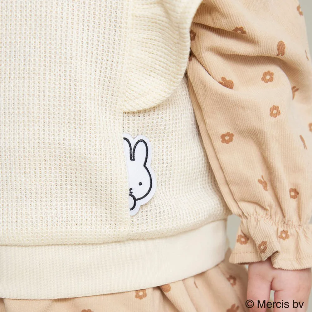 картинка Трикотажный жилет Miffy Branshes, ivory от магазина Одежда+