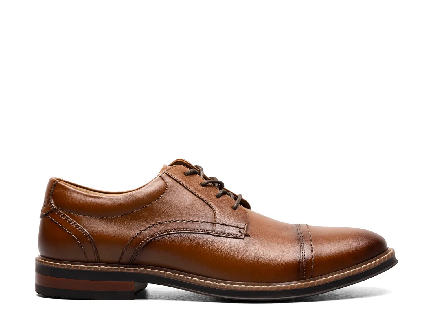 картинка Оксфорды Nunn Bush Calderone Cap Toe Oxford, Cognac от магазина Одежда+