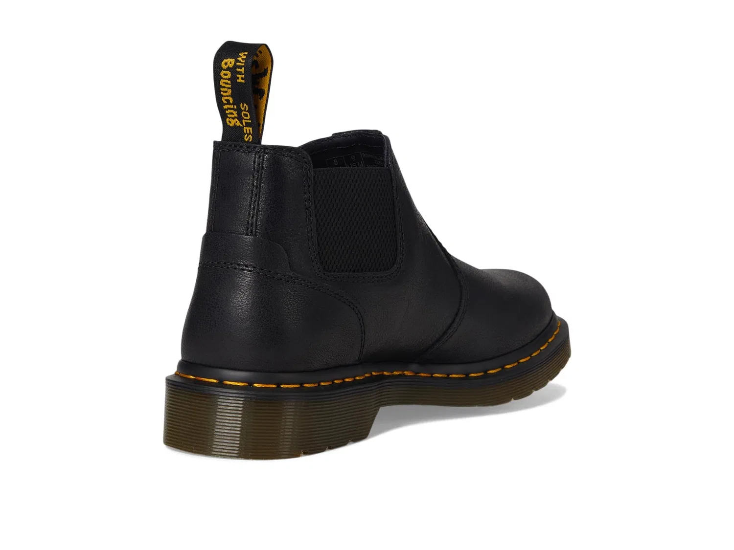 картинка Ботинки-челси Dr. Martens 2976 Lo Chelsea, кожаные, черные от магазина Одежда+