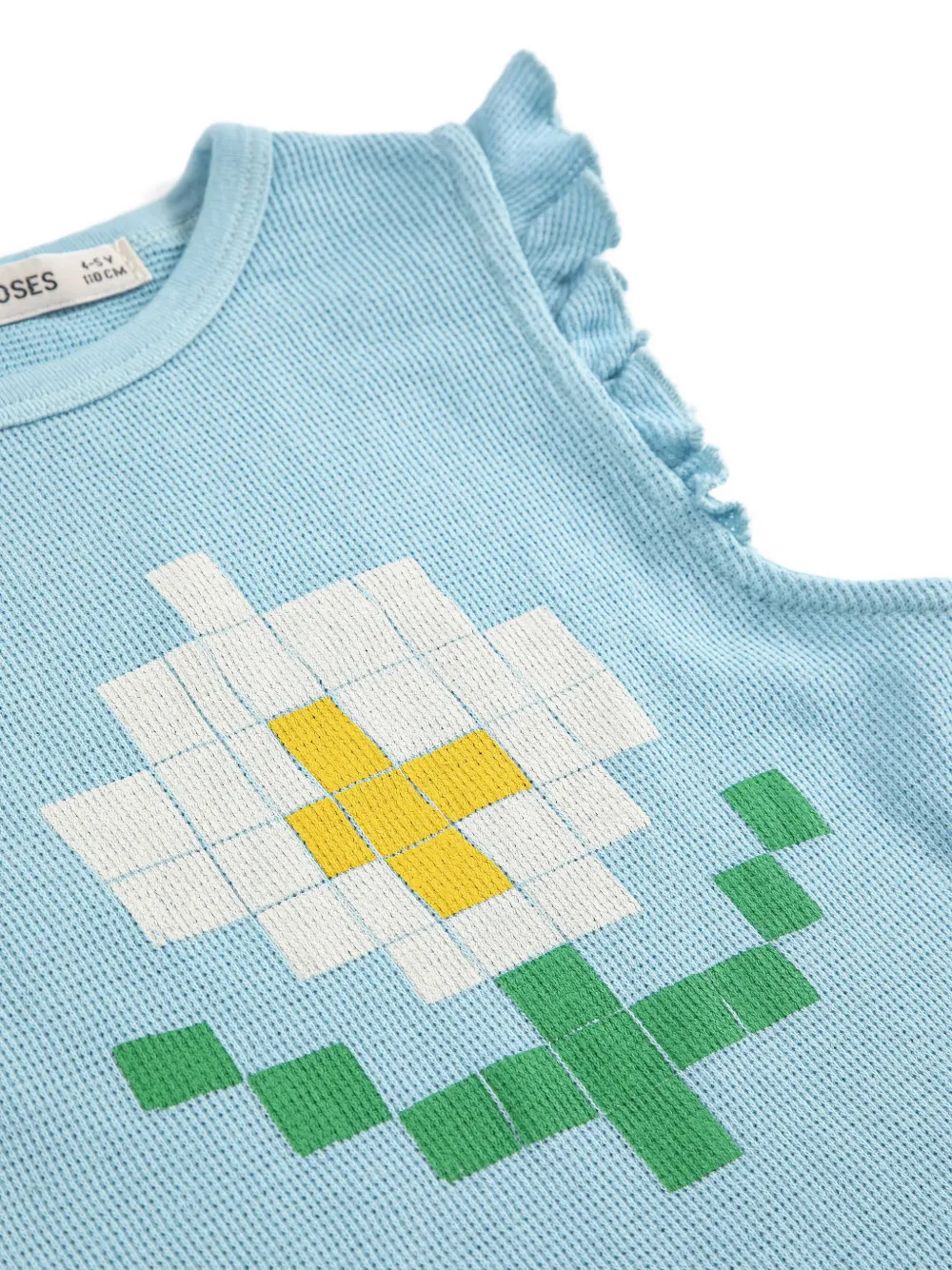 картинка Топ Pixel Daisy с оборками Bobo Choses, синий от магазина Одежда+