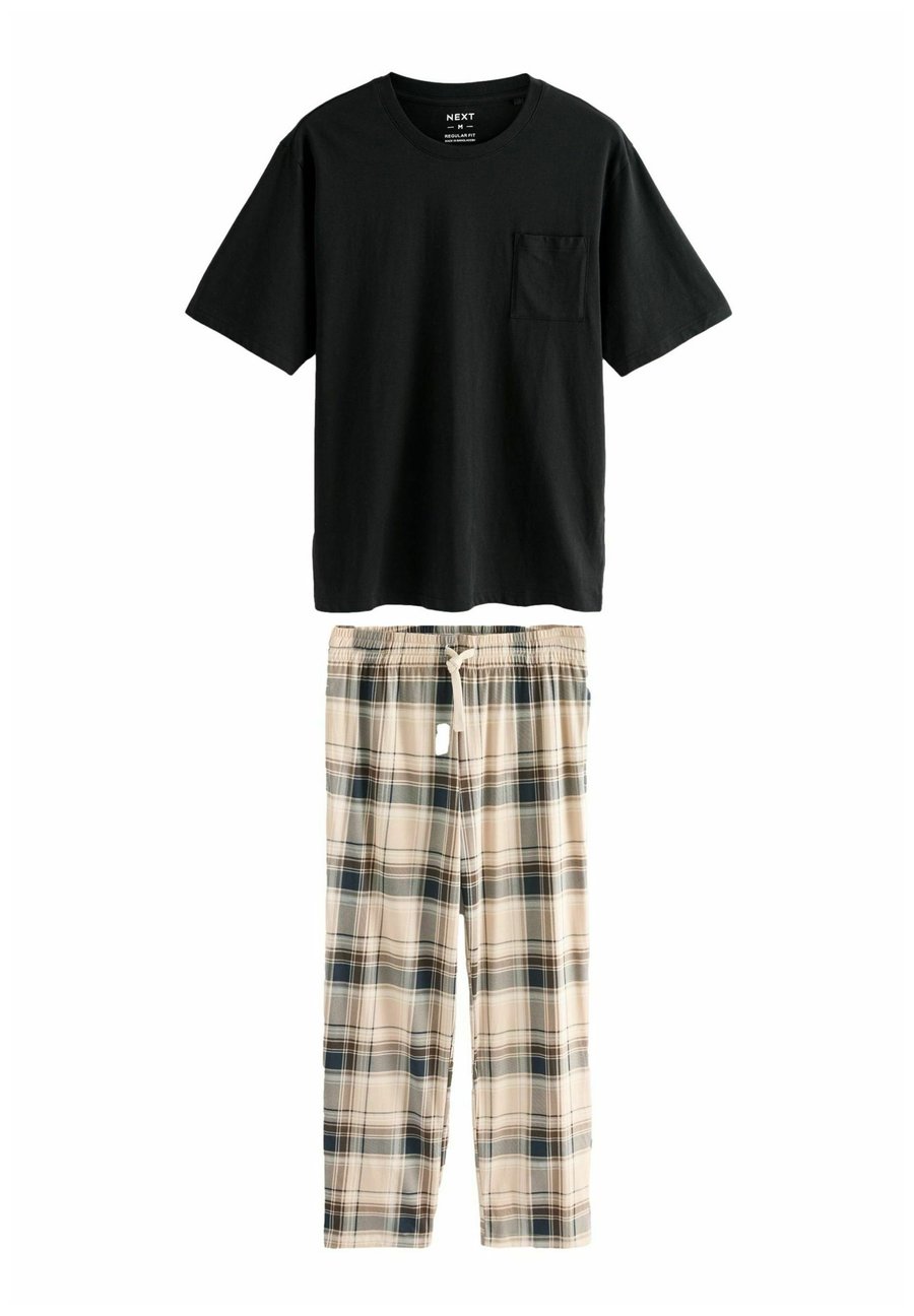 картинка Пижамный комплект Next SET STANDARD, Neutral Black Check/Black от магазина Одежда+