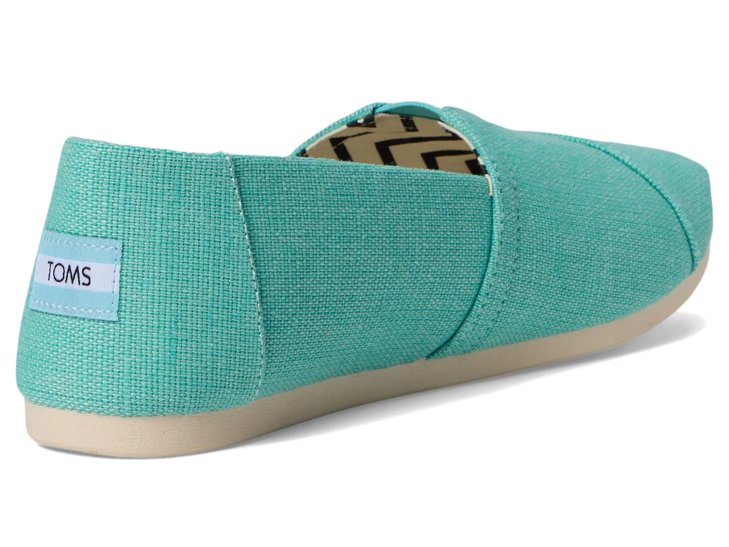 картинка Женские эспадрильи с принтом Alpargata Classic TOMS, Aqua от магазина Одежда+