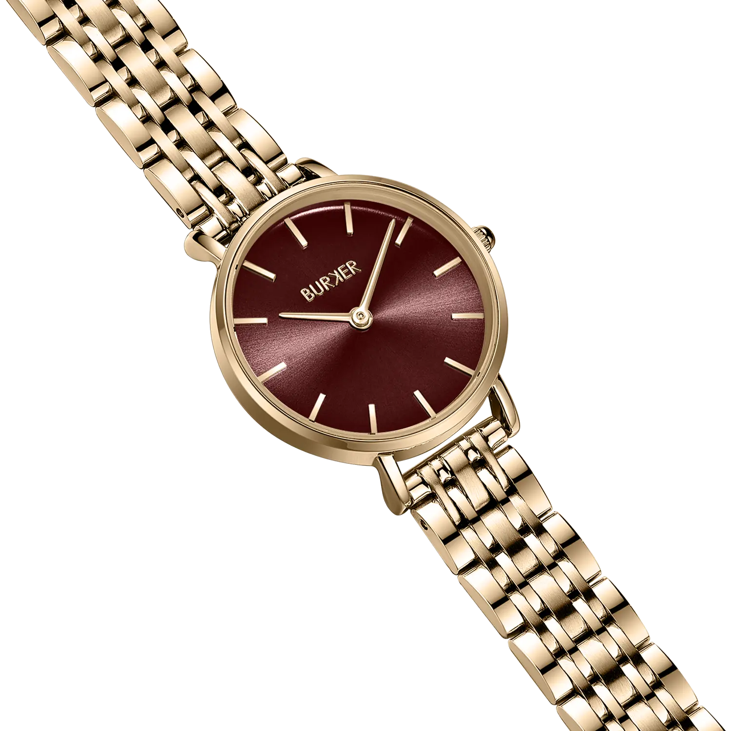картинка Часы Ruby Petite Gold Burgundy от магазина Одежда+