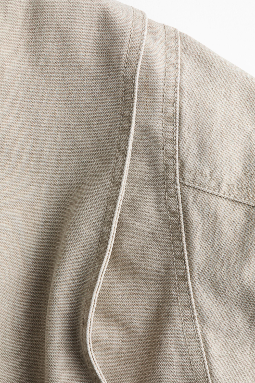картинка Куртка H&M Padded Canvas, бежевый от магазина Одежда+