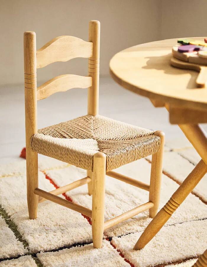 картинка Стул детский Zara Home Children's Wooden, деревянный от магазина Одежда+