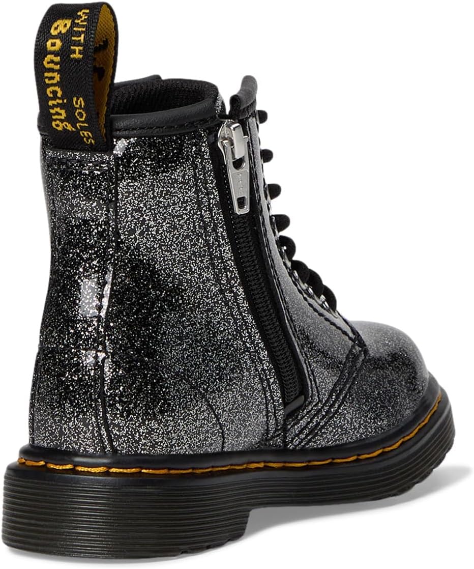 картинка Ботинки Dr. Martens 1460 Softy T унисекс детские, черный/серебристый от магазина Одежда+