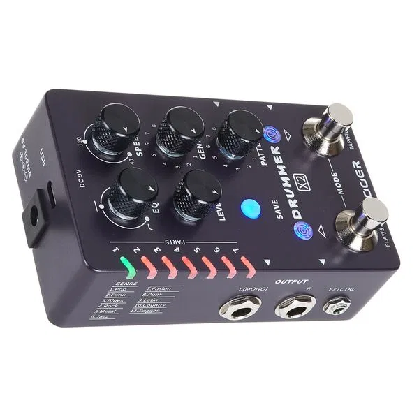 картинка Драм-машина Stereo Drummer X2 Mooer, Black от магазина Одежда+