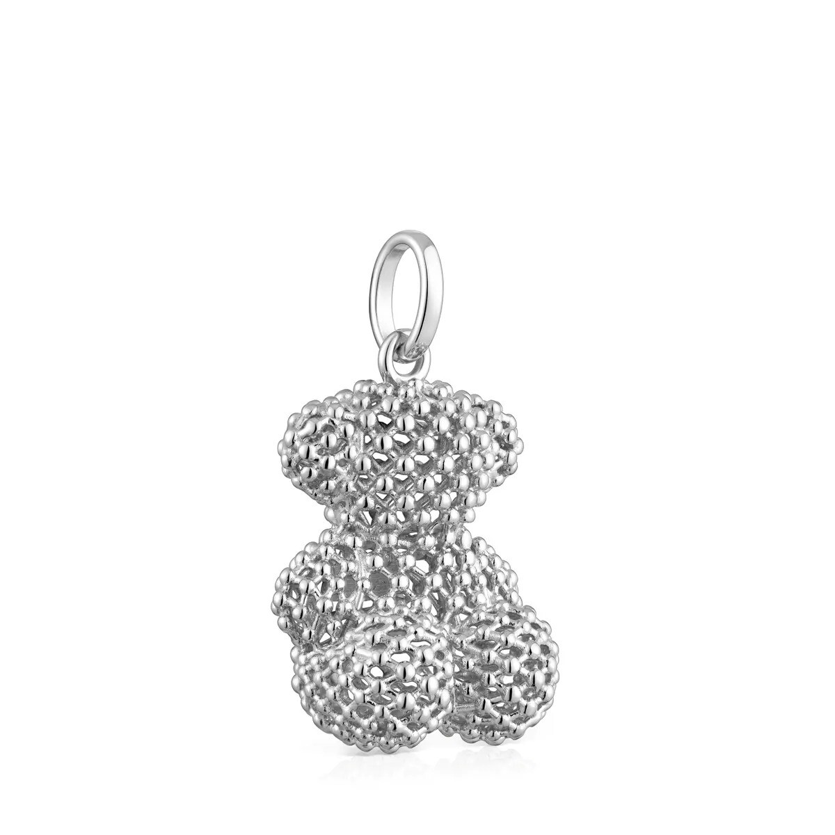 картинка Подвеска Tous Bold Bear 22 mm Medium Texturized Bear, серебро от магазина Одежда+