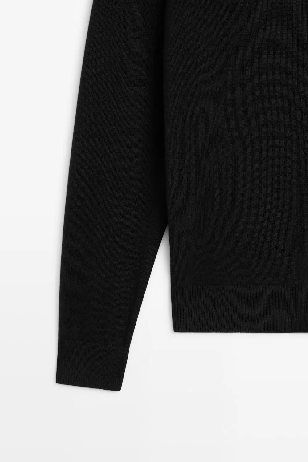 картинка Кардиган Massimo Dutti 100% Cotton Knit, черный от магазина Одежда+