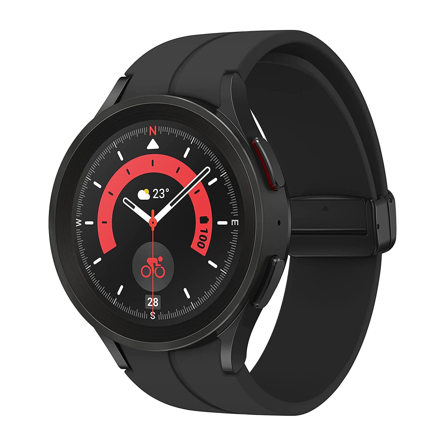 картинка Умные часы Samsung Galaxy Watch5 Pro 45 мм, черный от магазина Одежда+