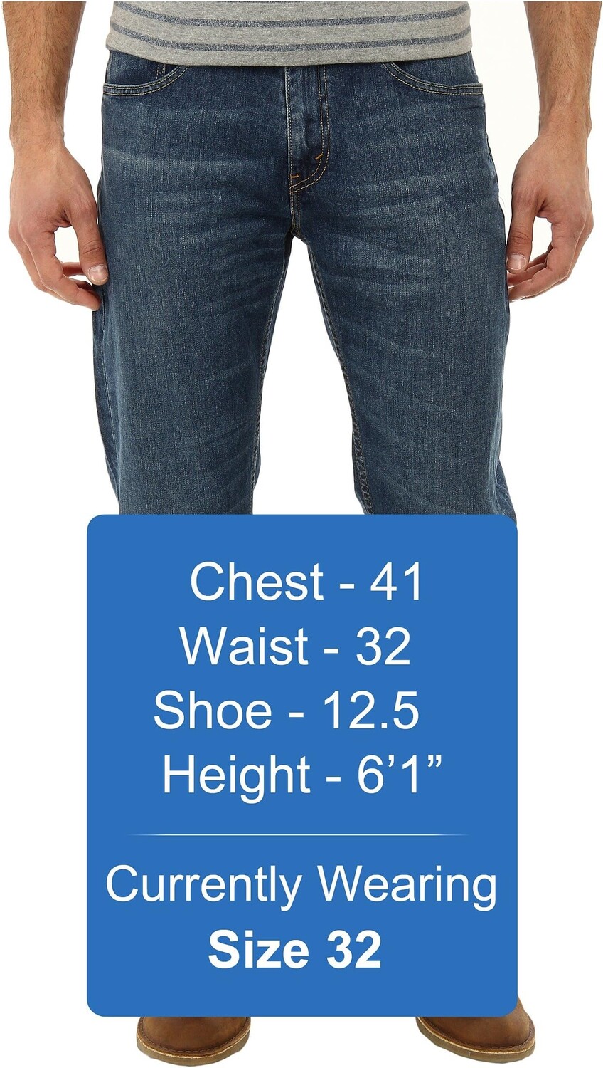 картинка Джинсы 559 Relaxed Straight Levi's, цвет Steely Blue от магазина Одежда+