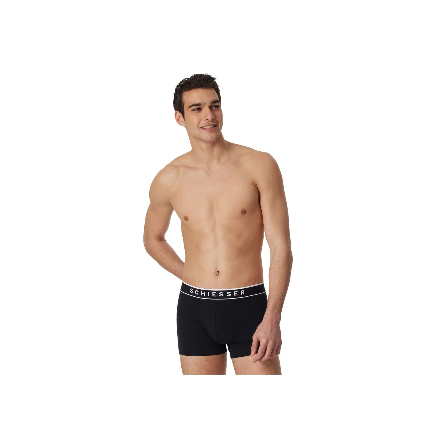 картинка Мужские боксеры 6er Pack Schiesser, Black от магазина Одежда+