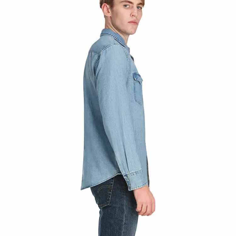 картинка Рубашка Levis Classic Standard Western Denim, светло-синий от магазина Одежда+