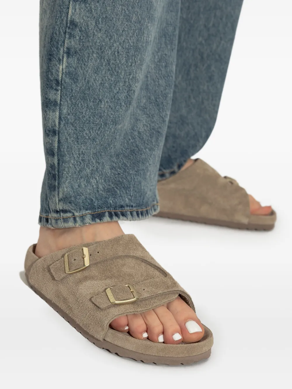 картинка Сандалии с пряжками BIRKENSTOCK, нейтральный от магазина Одежда+