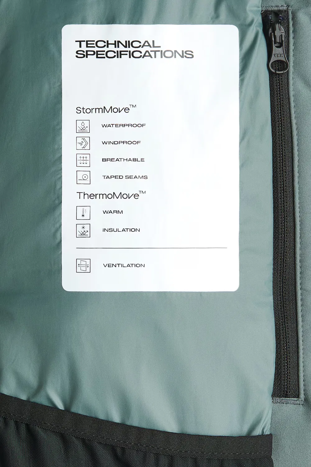картинка Лыжная куртка с технологией Stormmove H&M, Mattgrün от магазина Одежда+