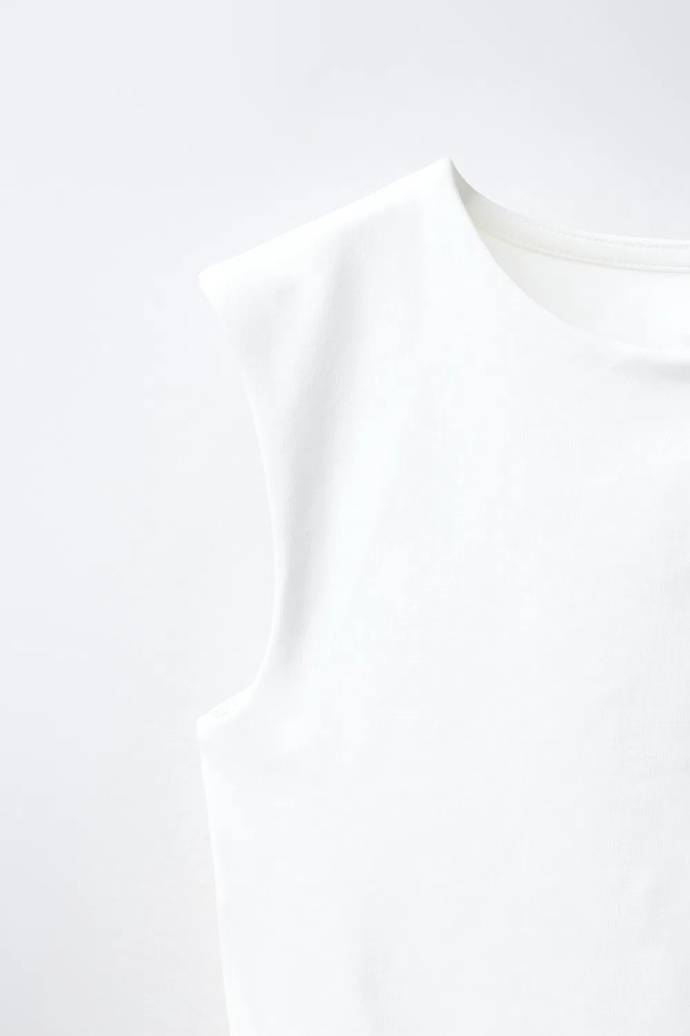 картинка Боди из полиамида с вырезами ZARA, White от магазина Одежда+