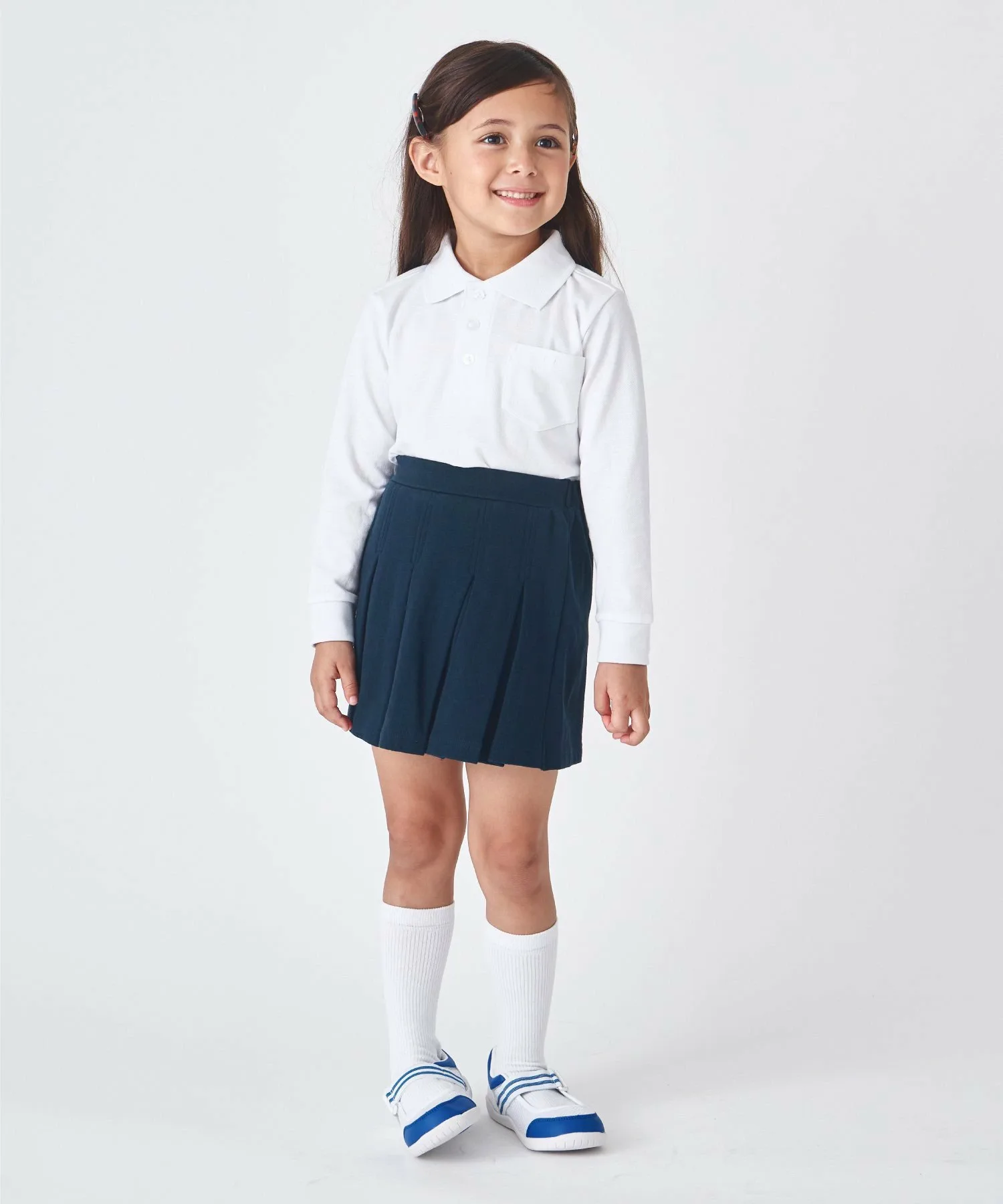 картинка Рубашка-поло с длинными рукавами Ever Closet, white от магазина Одежда+