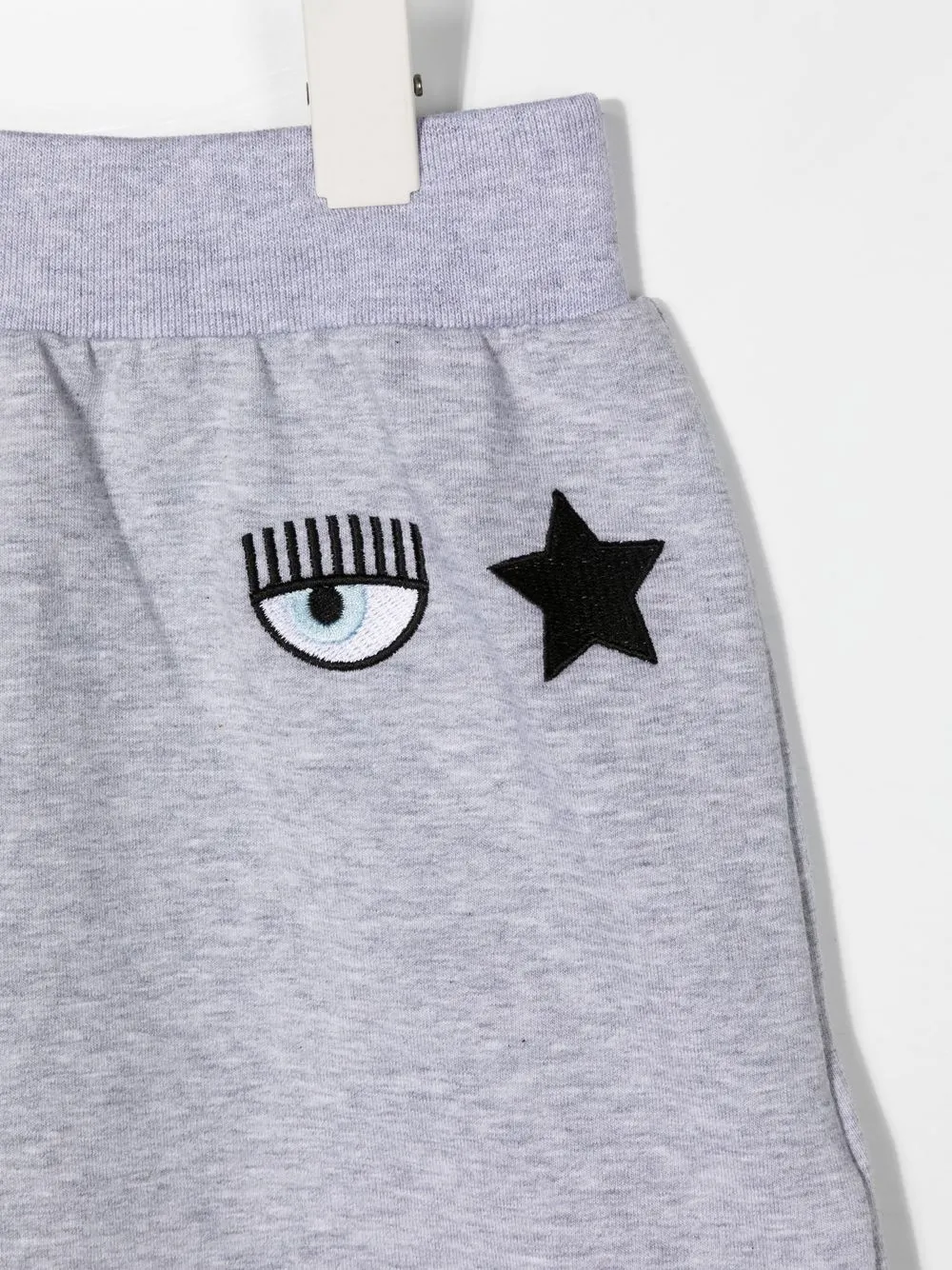 картинка Спортивная юбка с принтом Eyelike Chiara Ferragni Kids, серый от магазина Одежда+