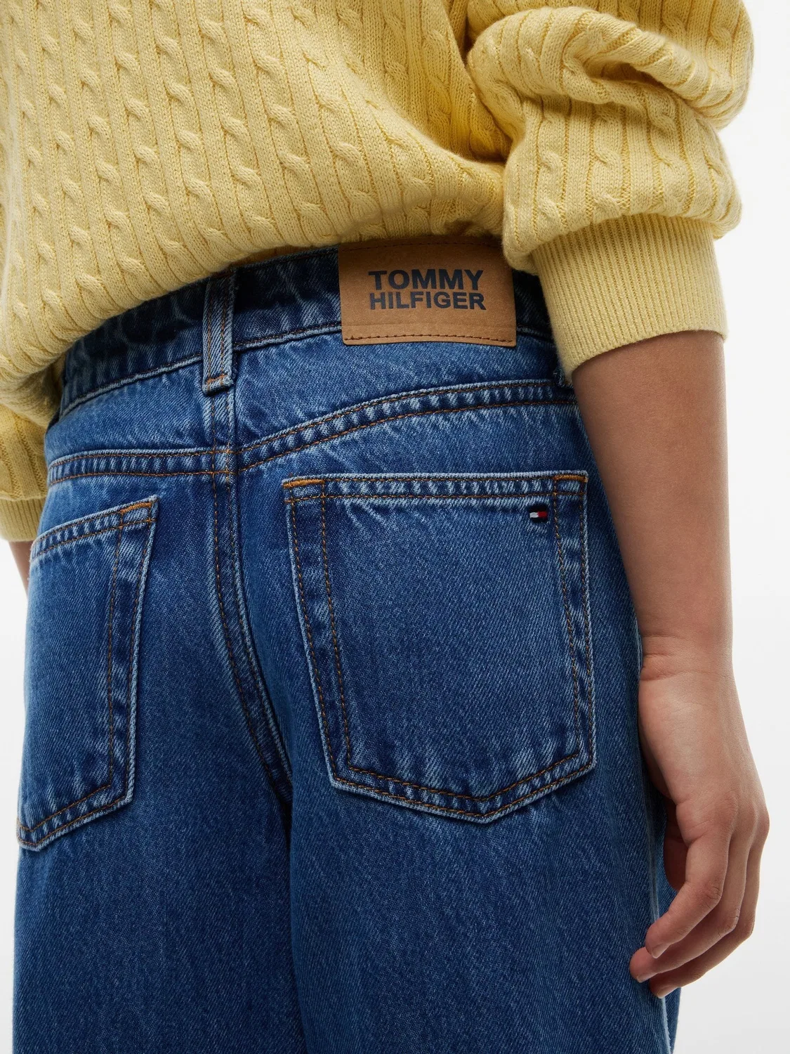 картинка Джинсы с высокой посадкой Mabel Tommy Hilfiger, синие от магазина Одежда+