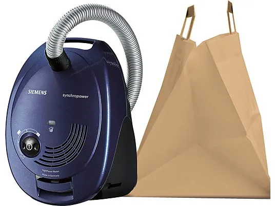 картинка Пылесос Siemens VS06A111 Synchropower 600W, синий от магазина Одежда+