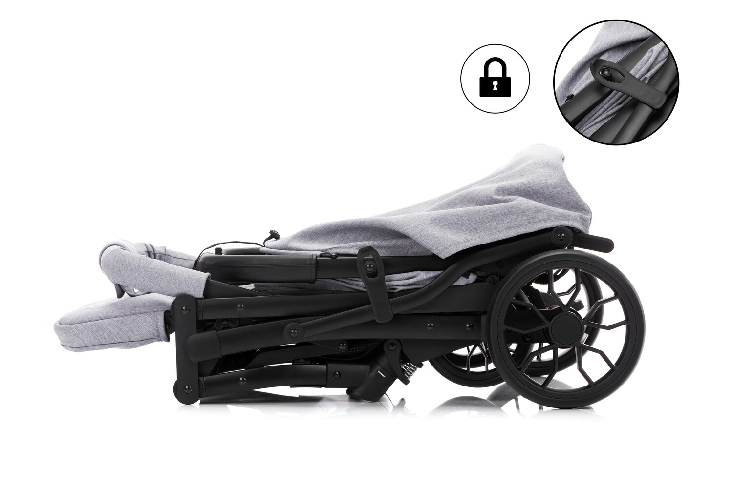 картинка BUGGY Styler Elite Коляска, светло-серый от магазина Одежда+