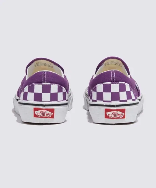 картинка Слипоны классические, Checkerboard Magic Vans, фиолетовый от магазина Одежда+
