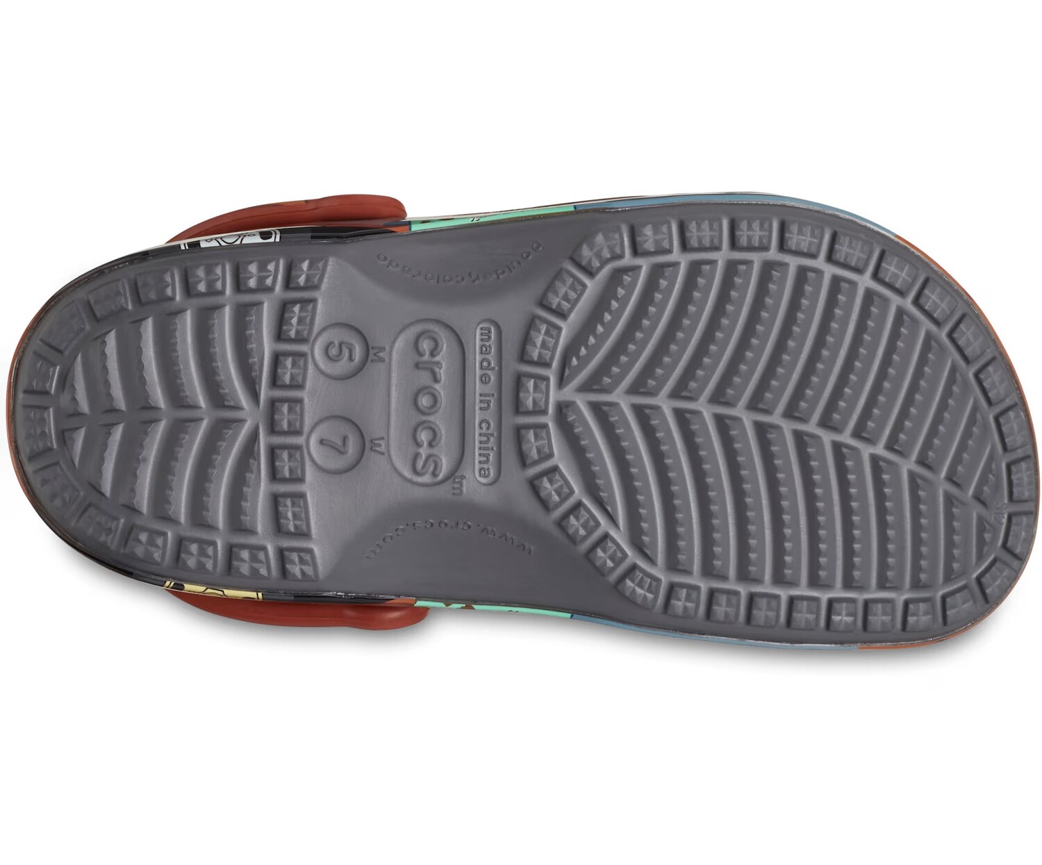 картинка Сабо детские Crocs Classic Disney And Pixar Cars, коричневый от магазина Одежда+