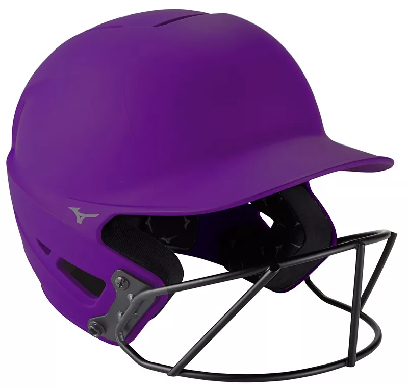 картинка Mizuno F6 Софтбольный шлем для ватина, фиолетовый от магазина Одежда+