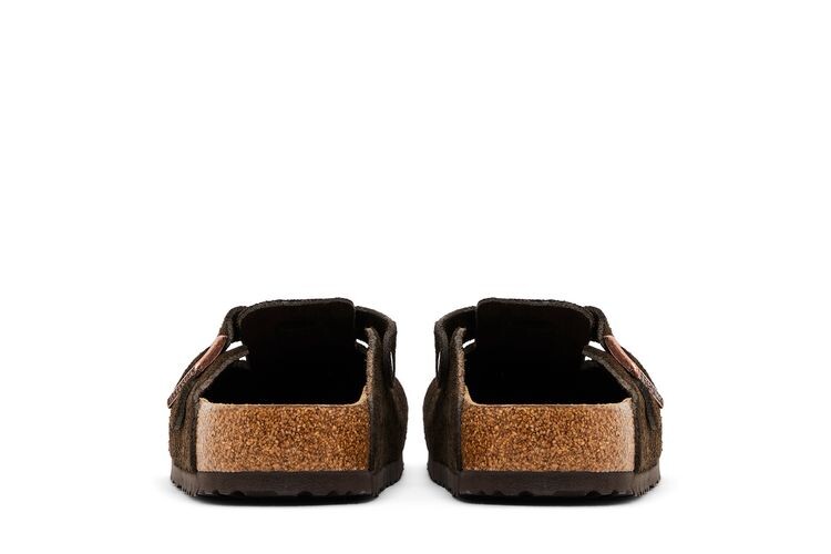 картинка Коричневые клоги Birkenstock Boston Soft Footbed от магазина Одежда+