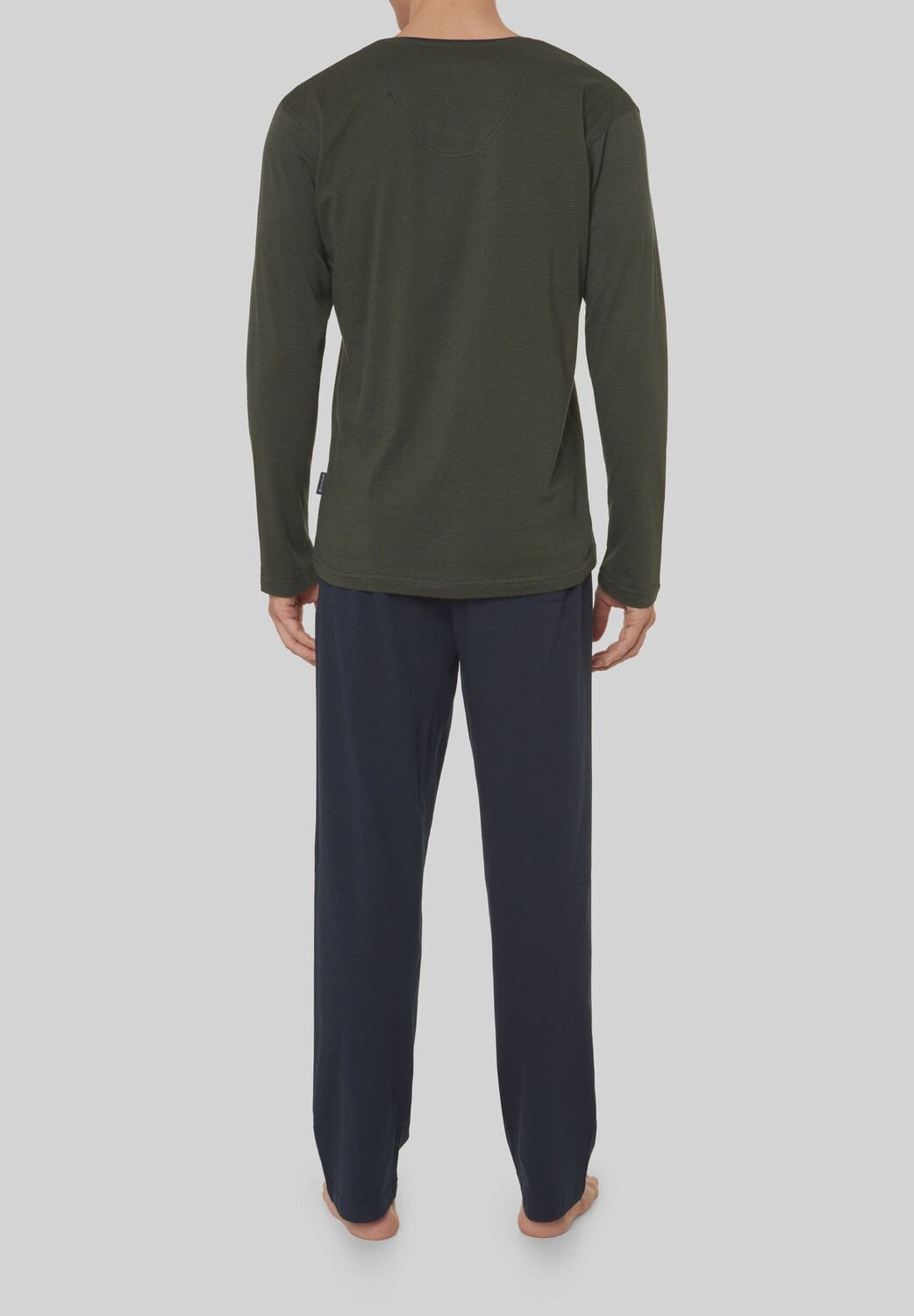 картинка Пижама Tom Tailor V-Neck Logo, темно-зеленый от магазина Одежда+