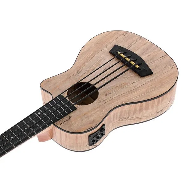 картинка Бас-укулеле Harley Benton UkeBass Spalted Maple, Natural от магазина Одежда+