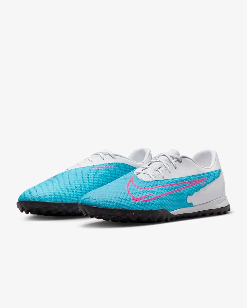 картинка Футбольные кроссовки Nike Phantom GX Academy TF, белый/голубой от магазина Одежда+