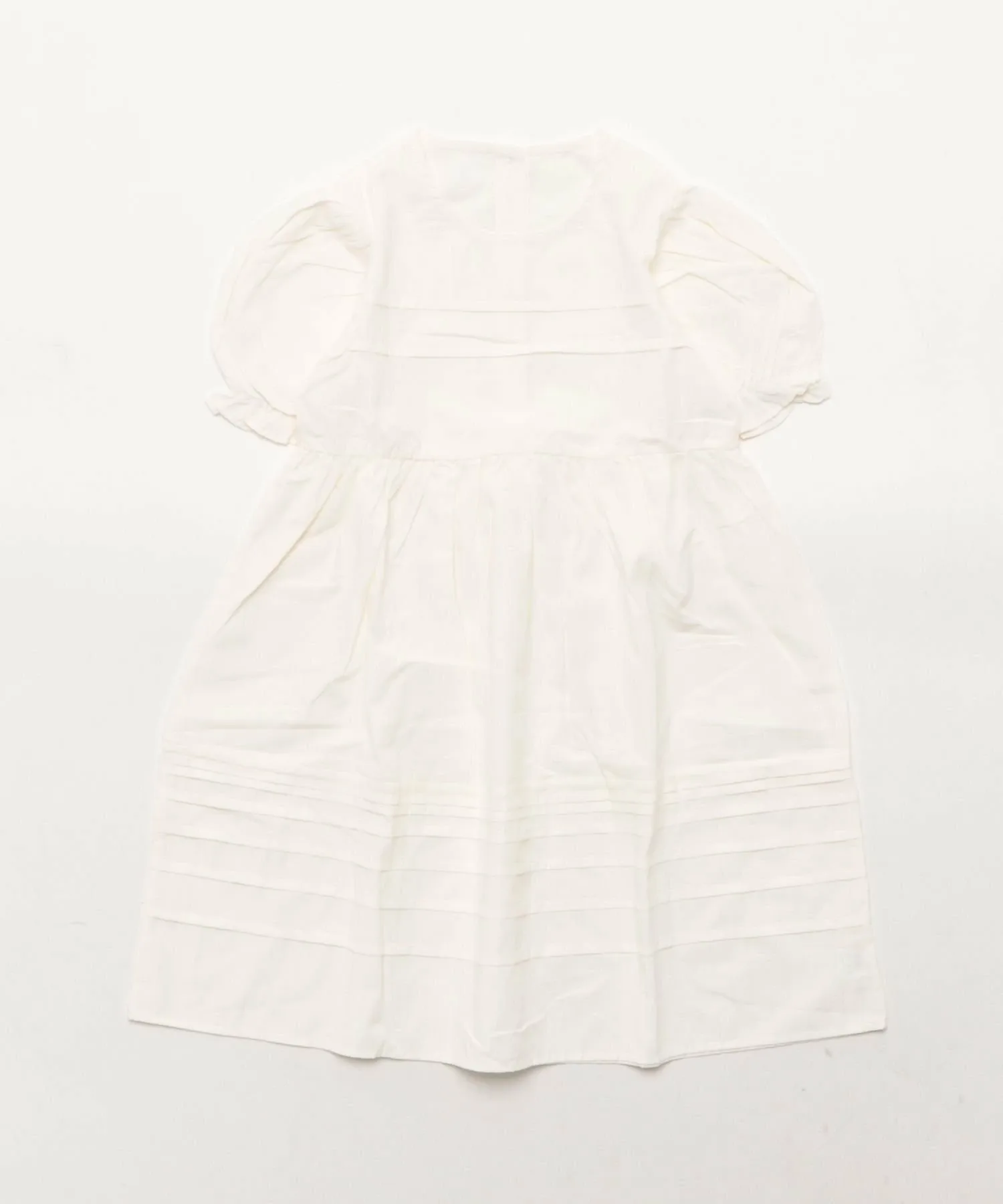 картинка Платье с объемными рукавами Aimoha Kids, off white от магазина Одежда+