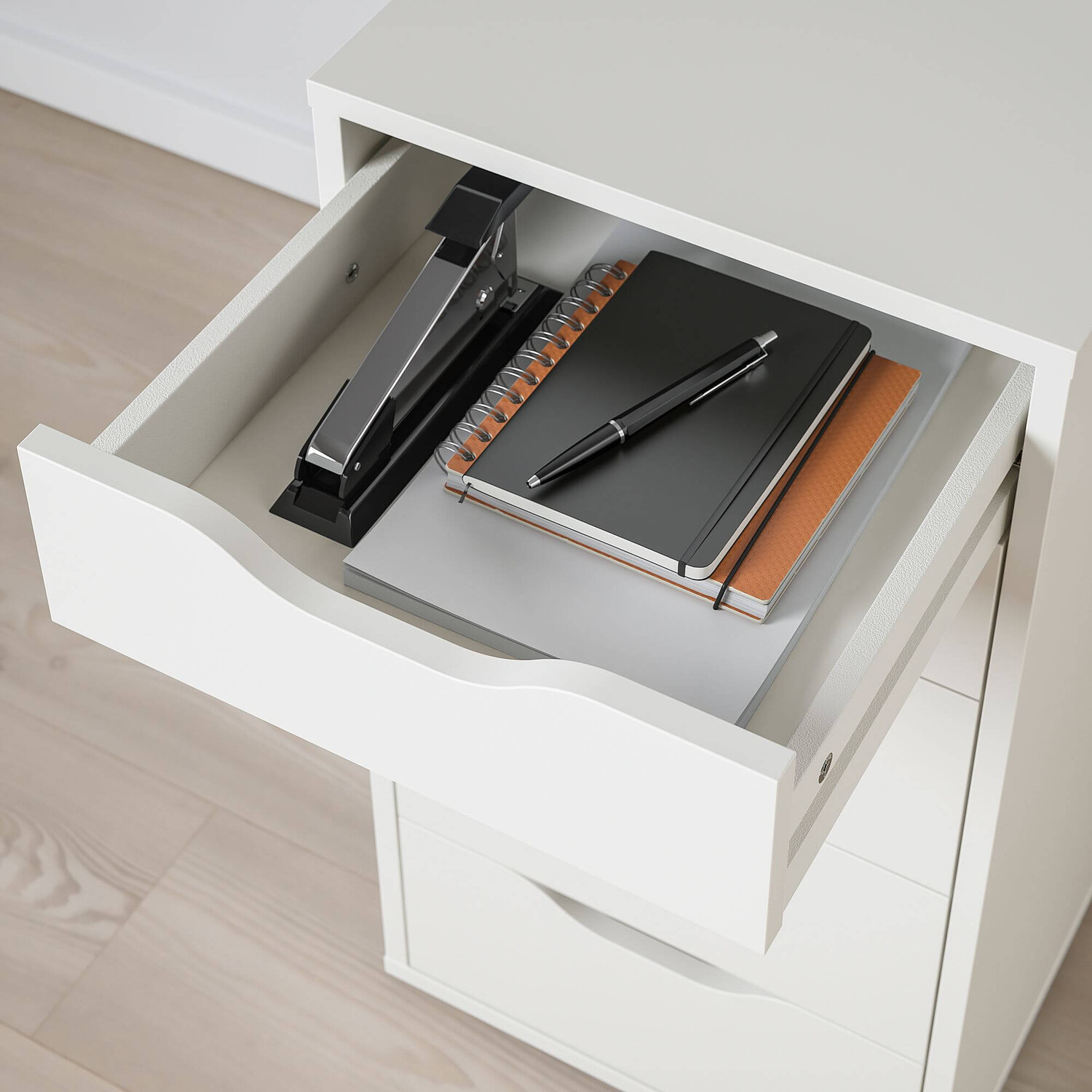 картинка Тумба с ящиками IKEA ALEX, 36x70 см, белый от магазина Одежда+